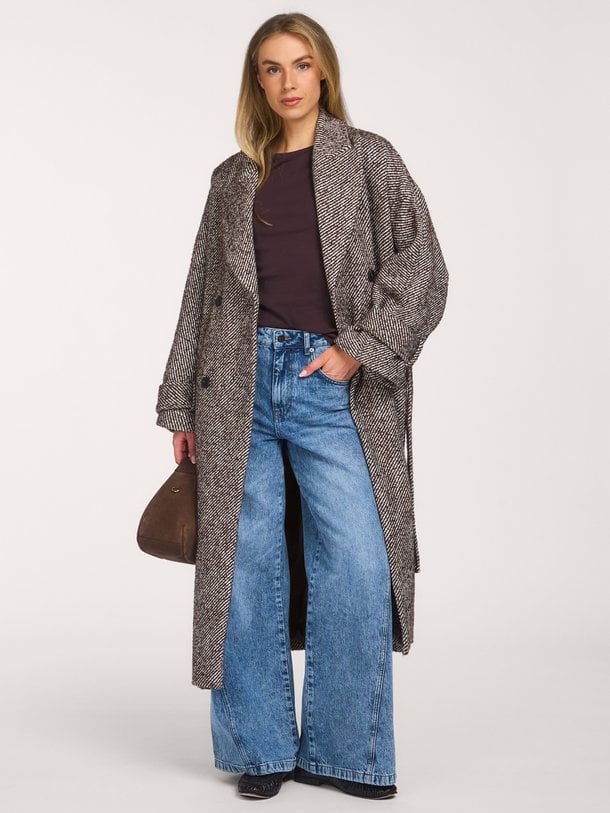 ClaraCC Raglan Coat Clara, katoenmix mantel