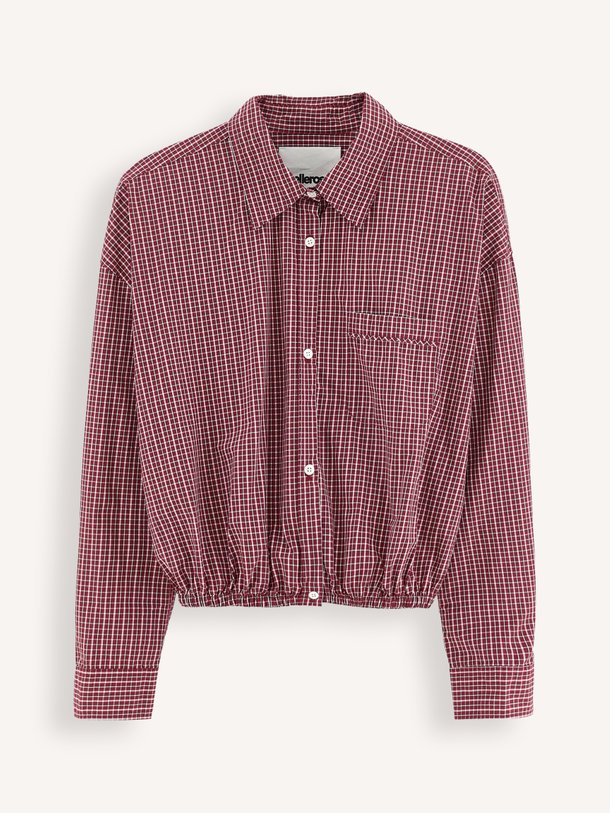 Gemma, katoen geruite blouse