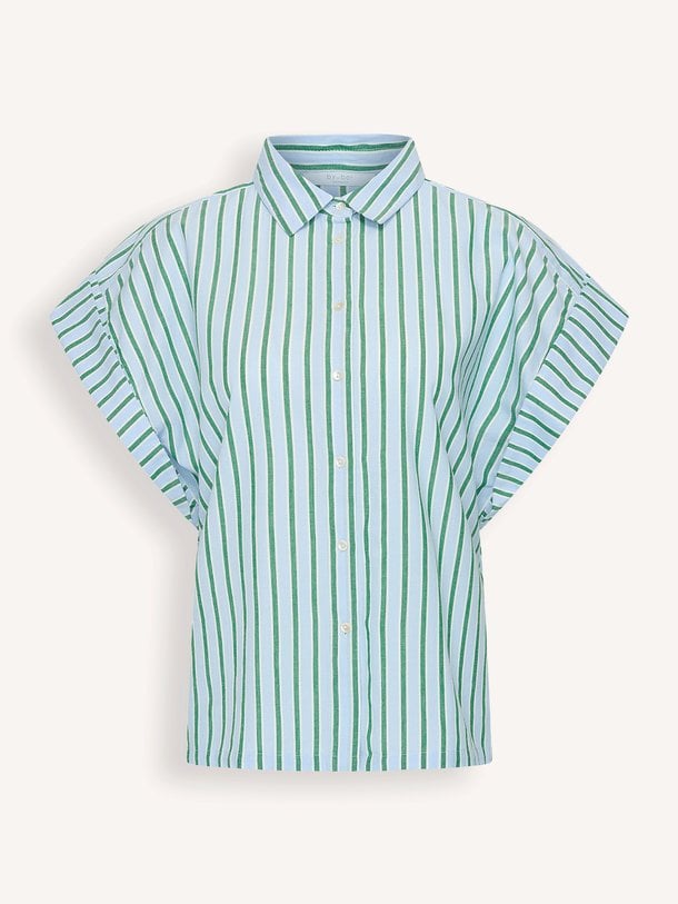 Pixie, organic cotton gestreepte blouse