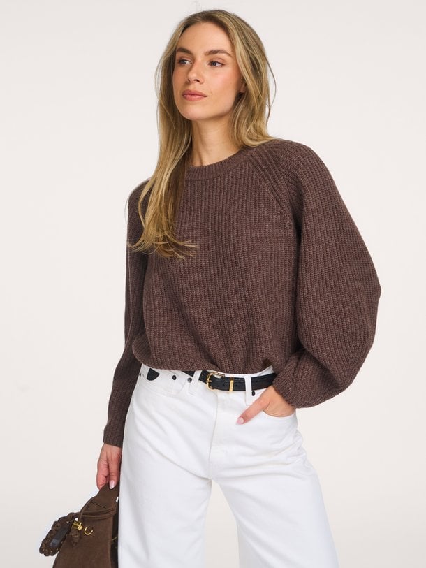 AlviaCC Barrel Sleeve Knit Alvia, wolmix trui