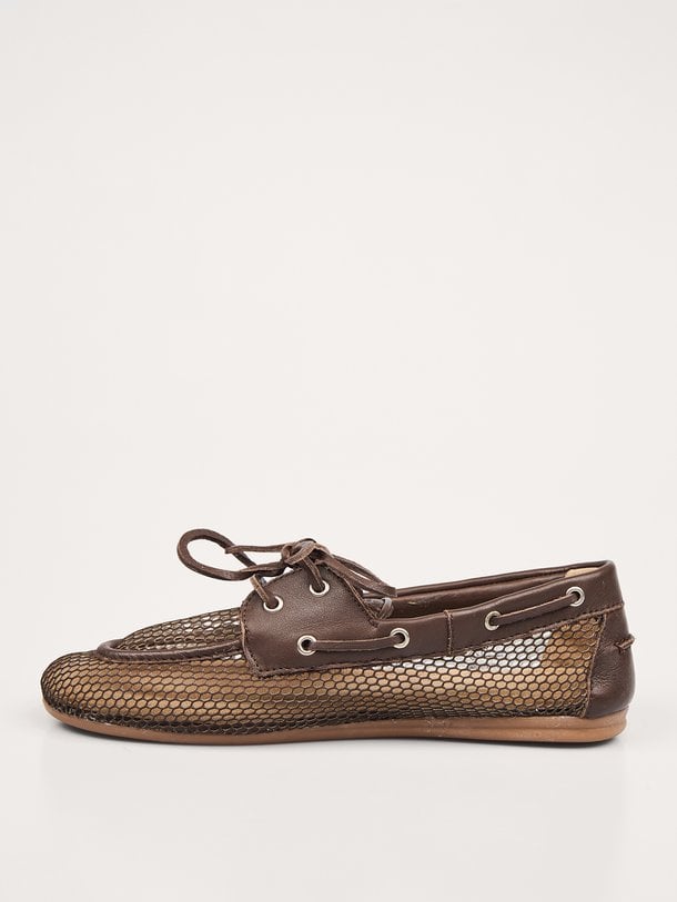 Boat Loafer Mesh - Leather Mesh loafers