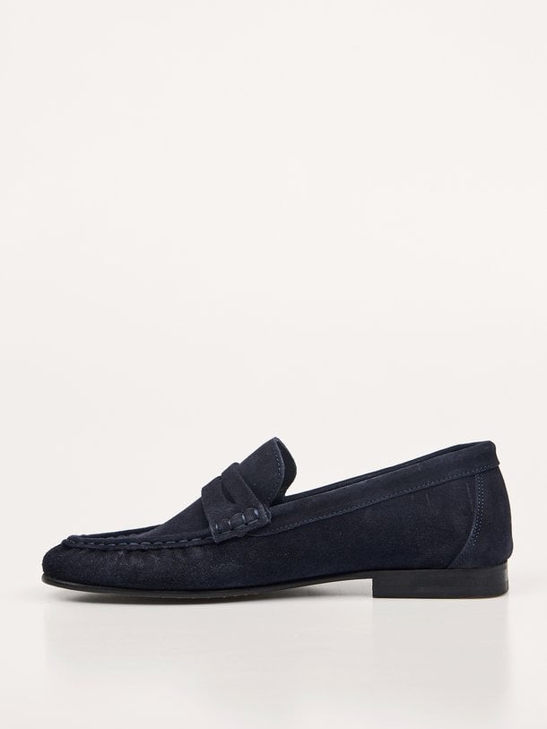 Penny Loafer Wrinkle Penny, suède loafers