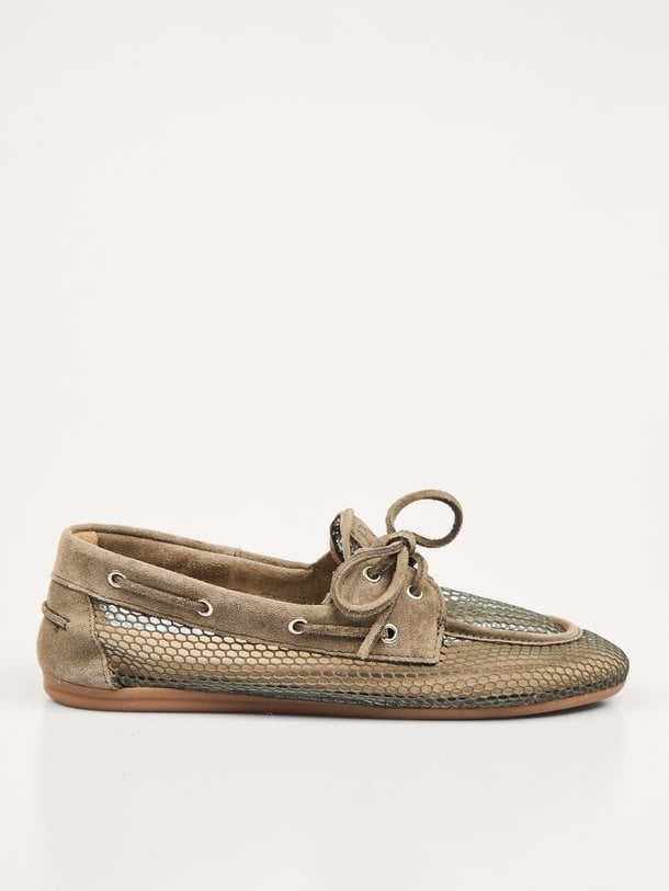Boat Loafer Mesh - Suede Mesh loafers