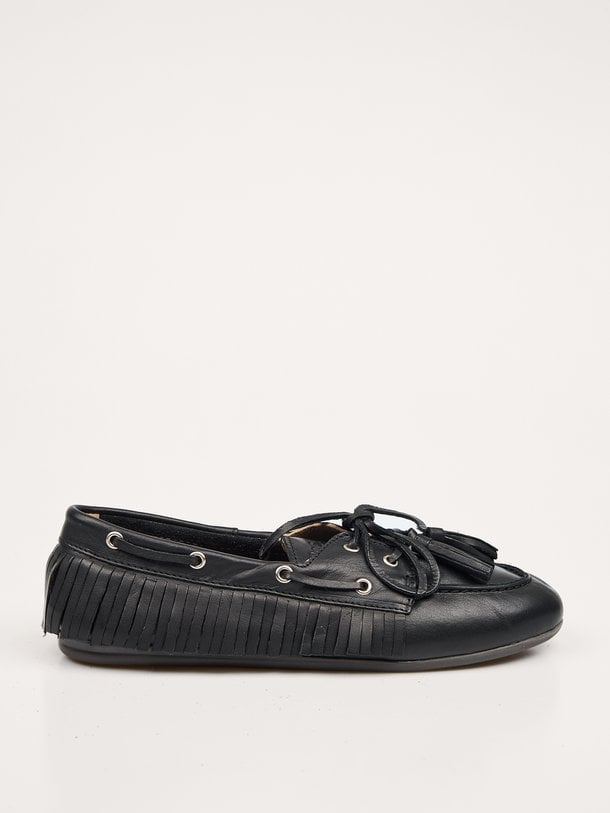 Boat Loafer Native Tassel - Soft Leather Lederen loafers met franjes