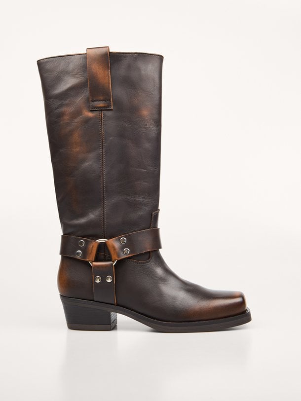 Texas Boot - Leather Texas, lederen laarzen