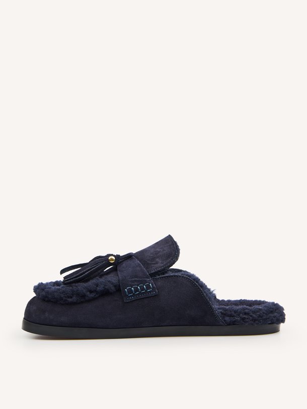 Ranch Tassel Mule - Suede Suède instappers