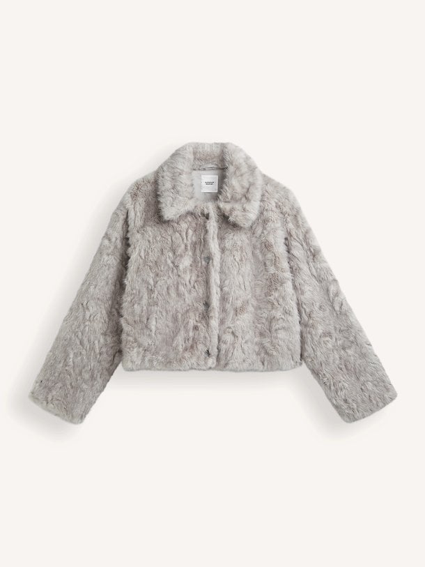 Jacket Soft faux fur Fake fur jack