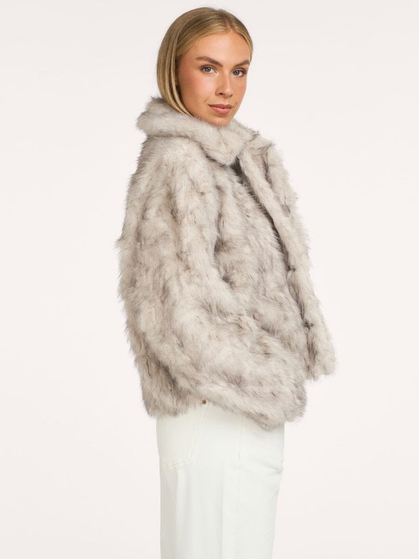 Jacket Soft faux fur Fake fur jack