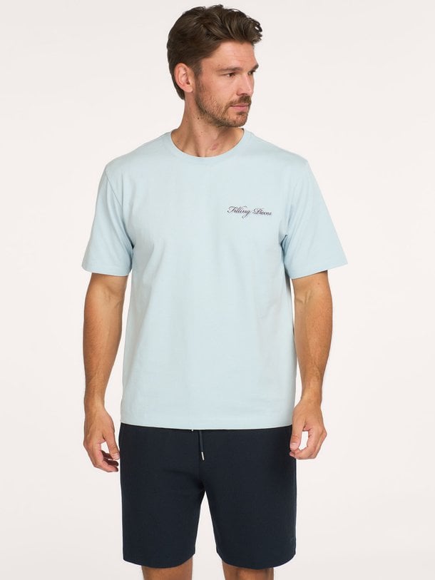 Director, organic  cotton T-shirt met logo