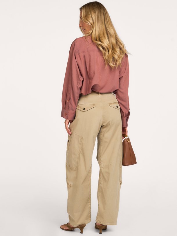 CHARLIE Charlie, viscosemix gestreepte blouse
