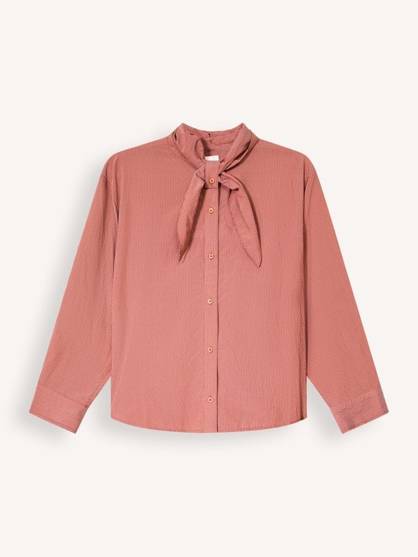 CHARLIE Charlie, viscosemix gestreepte blouse