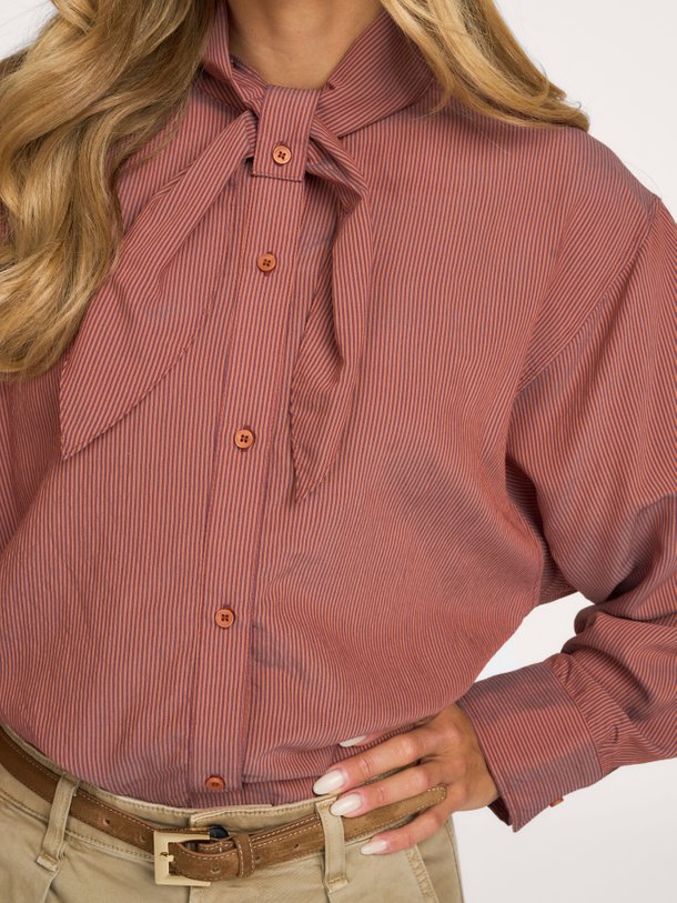 CHARLIE Charlie, viscosemix gestreepte blouse