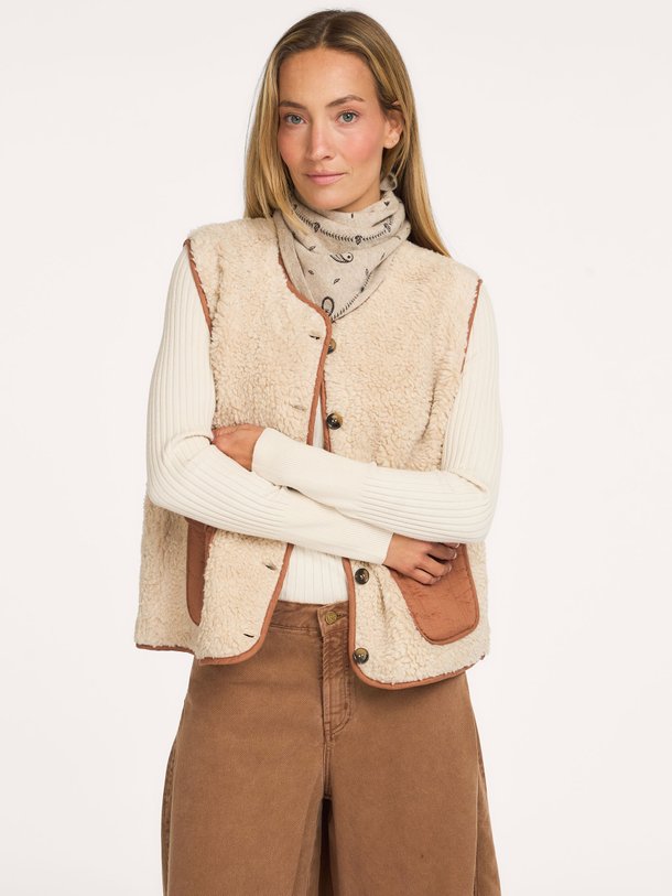 JaceLL Vest SL Jace, fake fur gilet