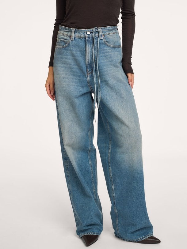 Noah Jeans Noah, high waist barrel fit jeans