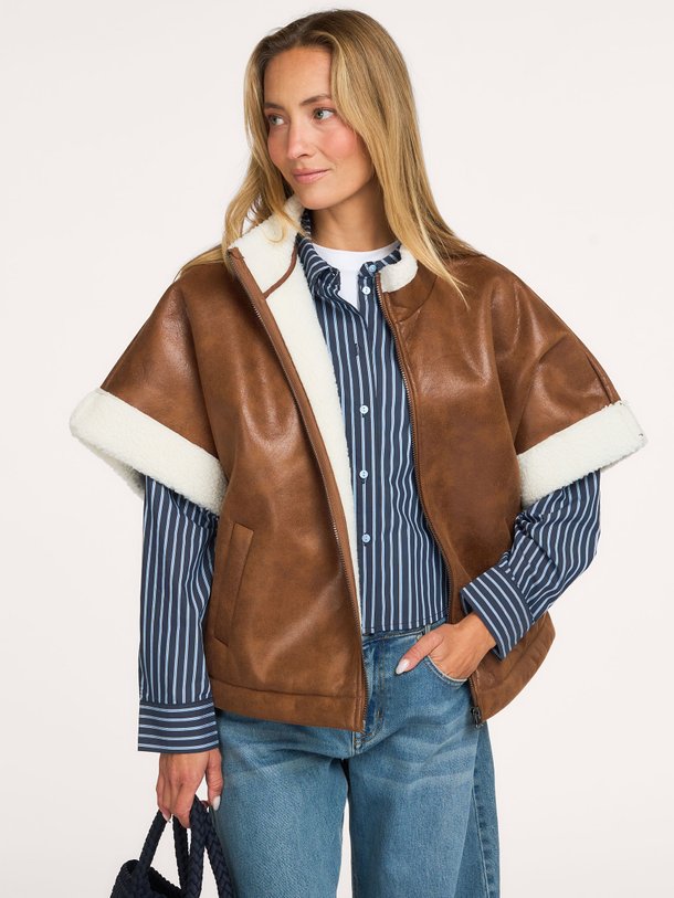 Marina, katoenmix gestreepte blouse