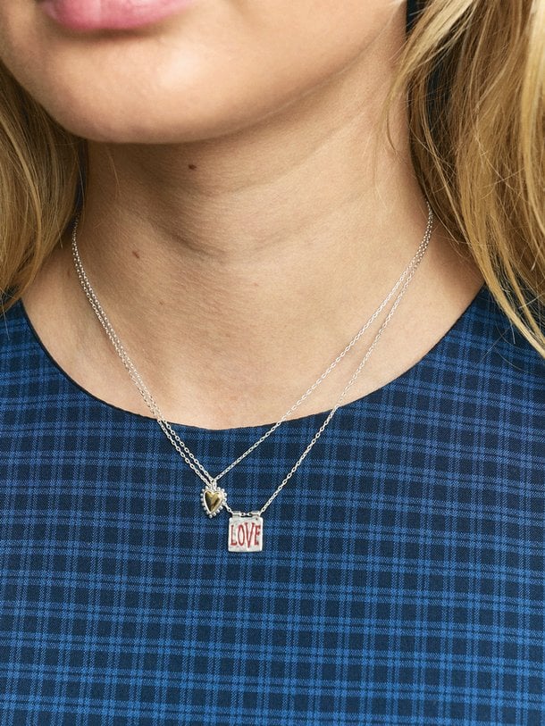 Bravery Heart Necklace Bravery Heart, vergulde ketting