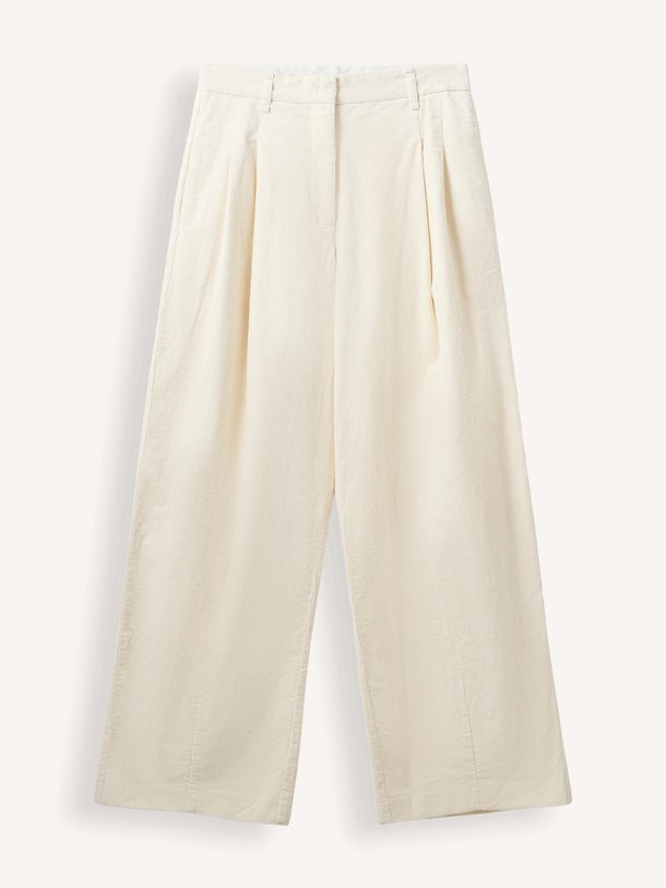 Corlie, katoenmix ribcord broek