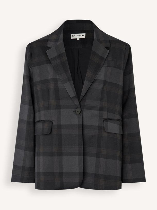 FayLL Blazer LS OVS Fay, viscosemix geruite blazer