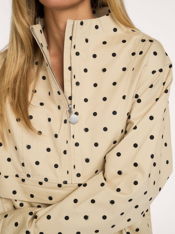 CMDOTTIE-JACKET Dottie, katoenen polka dot anorak