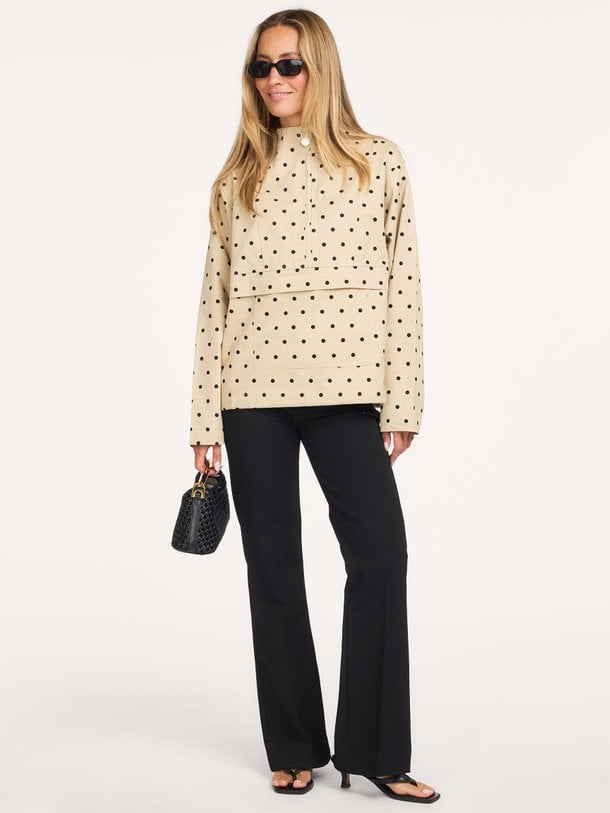 CMDOTTIE-JACKET Dottie, katoenen polka dot anorak