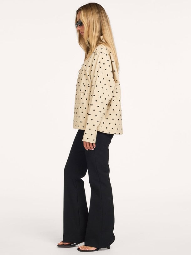 CMDOTTIE-JACKET Dottie, katoenen polka dot anorak