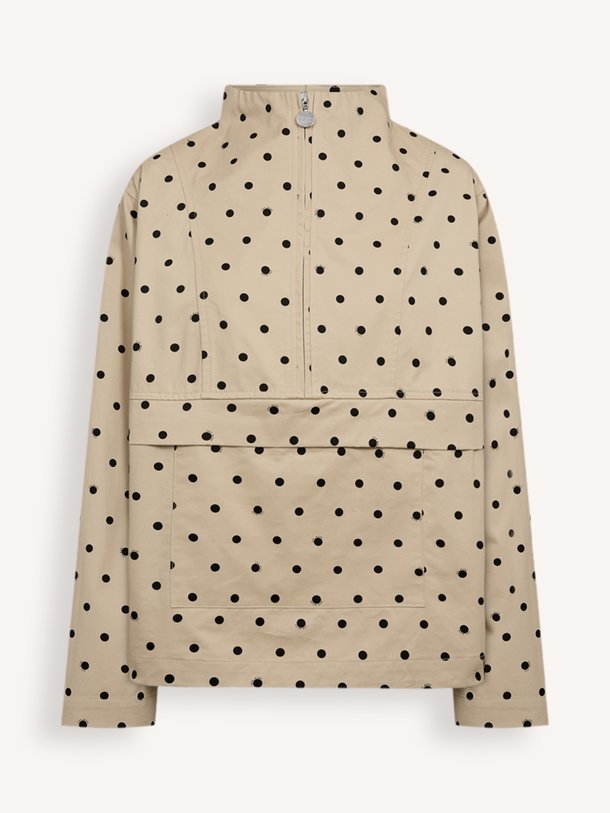 Dottie, katoenen polka dot anorak