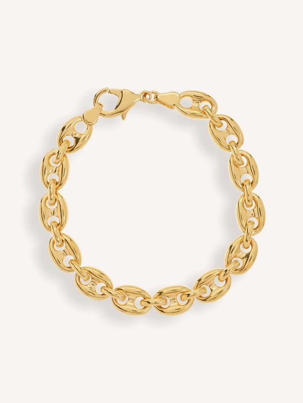 Chucky Coffee Bean, vergulde armband
