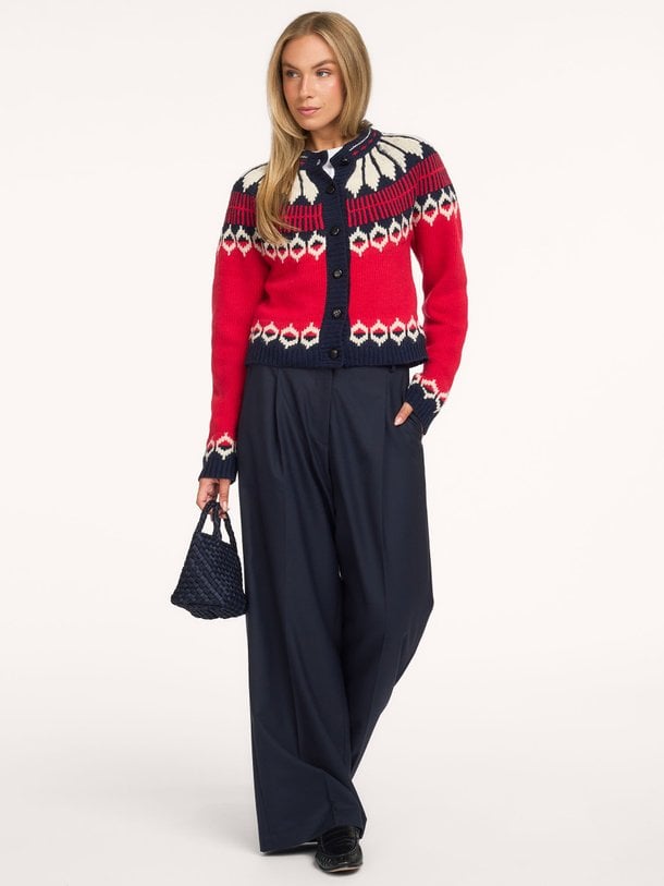 ClareLL Knit Cardigan Clare, wolmix vest