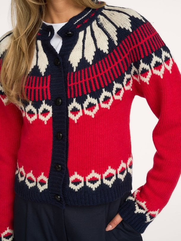 ClareLL Knit Cardigan Clare, wolmix vest