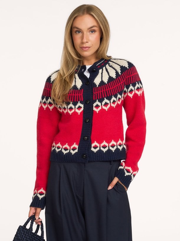 ClareLL Knit Cardigan Clare, wolmix vest