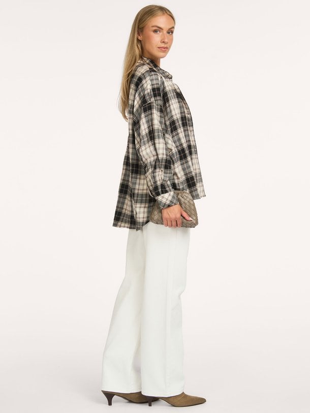 Blouse Flannel check embro Katoenen geruite blouse