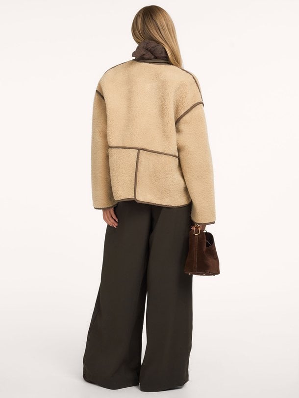 Jacket Bonded teddy Katoenen resversible jasje