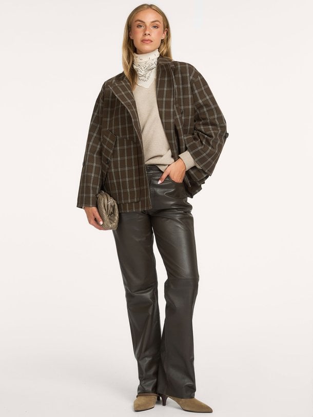 GATTISW LEATHER PANTS Gatti, lederen broek