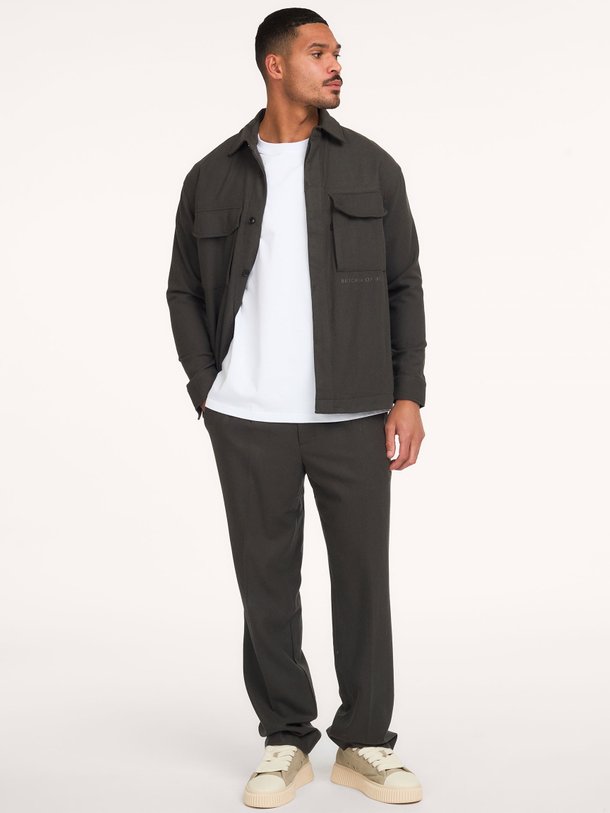 Lennox Straight Wool Trouser Lennox, wolmix broek