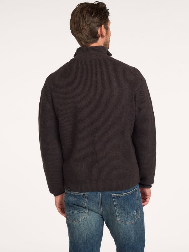 Market Half Zip Market, katoenmix trui