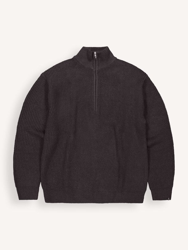 Market Half Zip Market, katoenmix trui