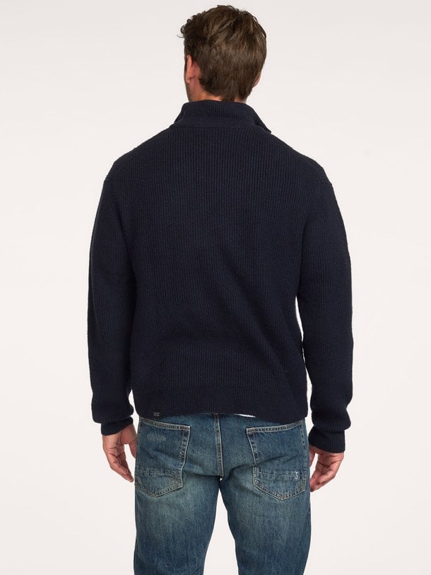 Market Half Zip Market, katoenmix trui