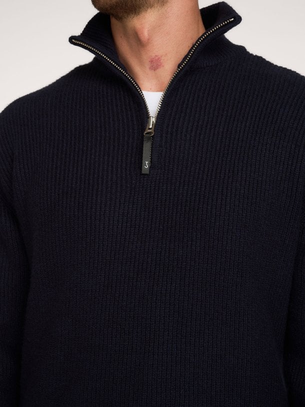 Market Half Zip Market, katoenmix trui