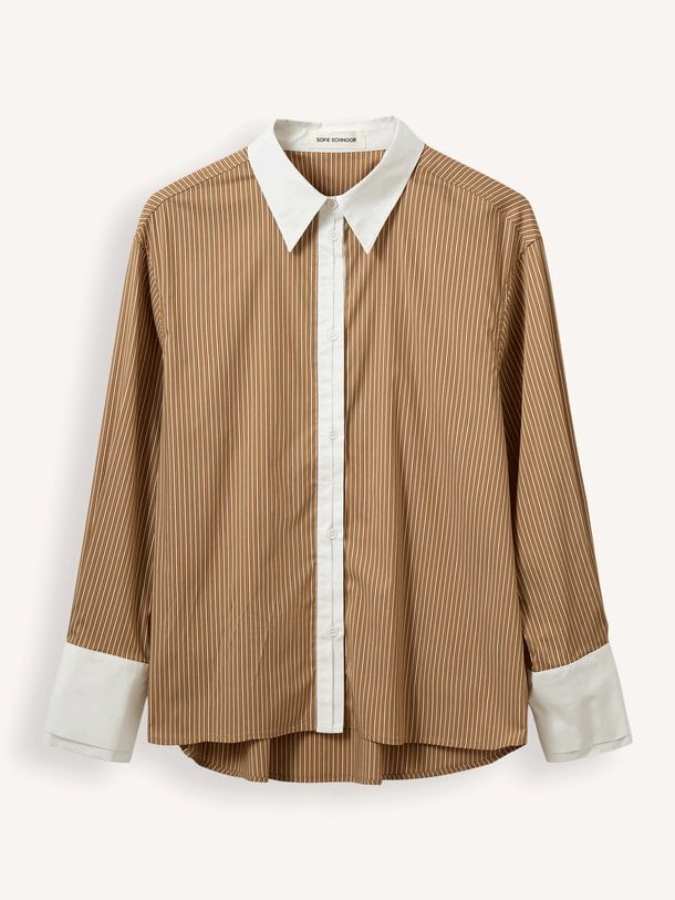 ALLISONSW DOUBLE CUFF SHIRT Allison, viscosemix blouse