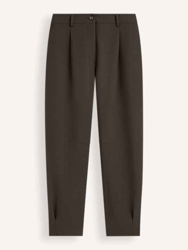 Trousers tapered fit Foam uni Viscosemix broek
