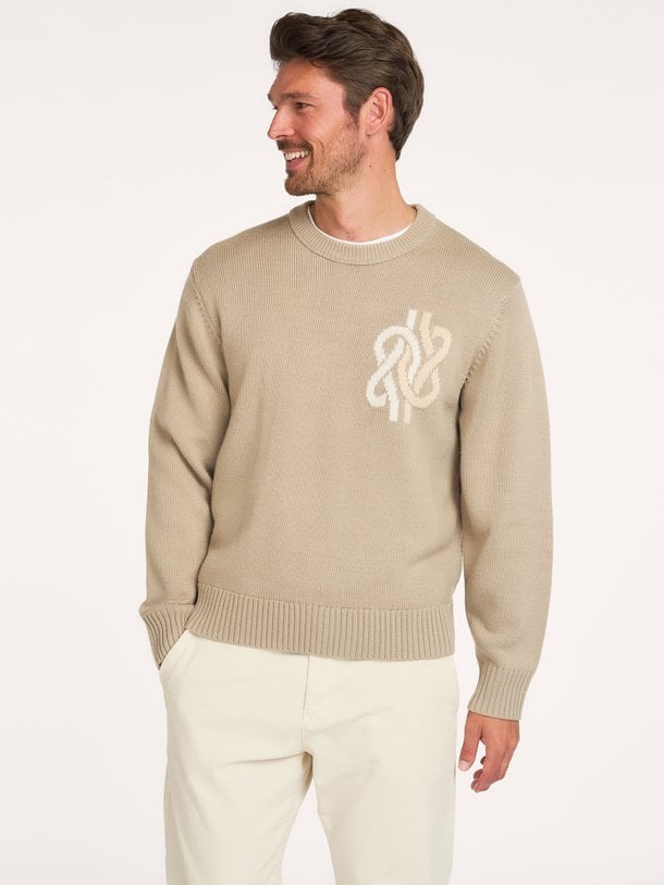 Knit Sweater Knot Wolmix trui