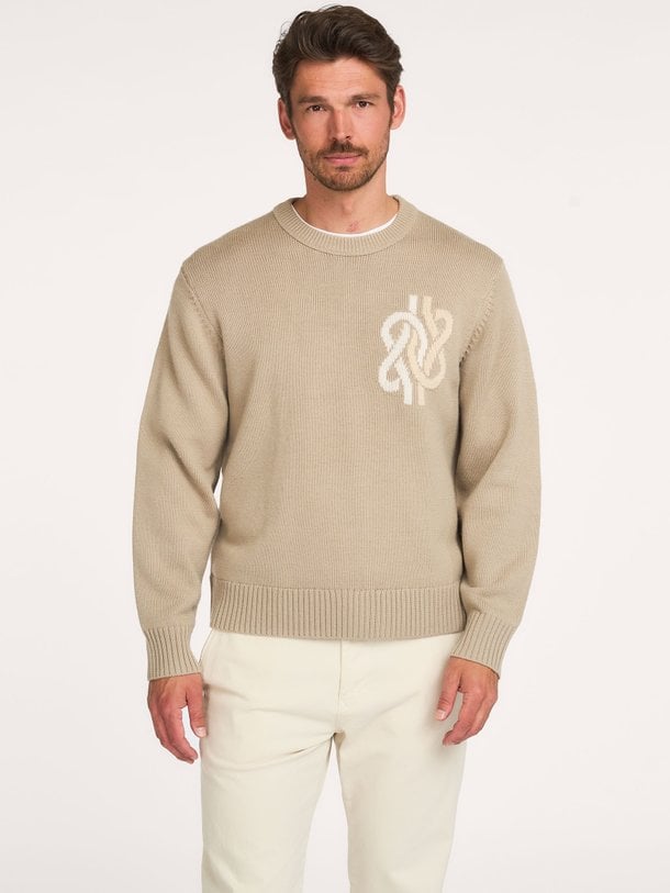 Knit Sweater Knot Wolmix trui