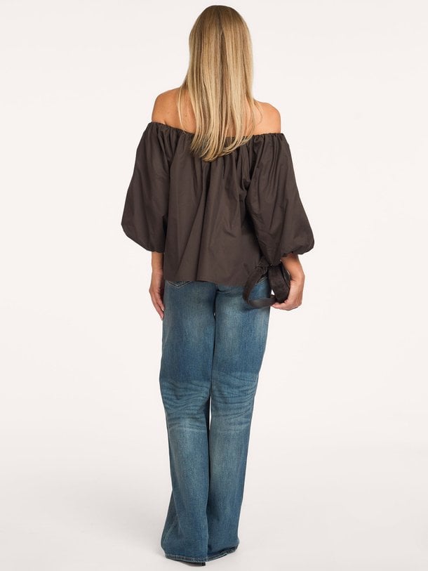 CMSHIRLEY-BLOUSE Shirley, katoenen off shoulder top