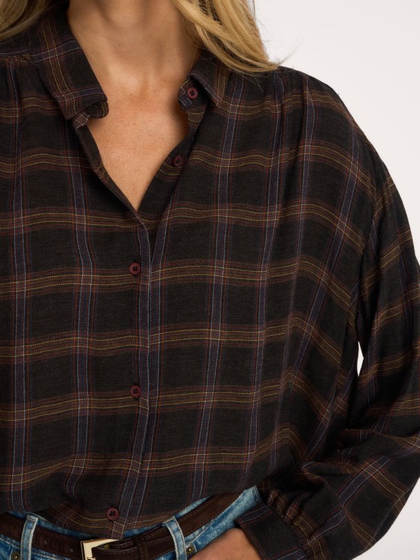 Ali Ali, katoenen geruite blouse