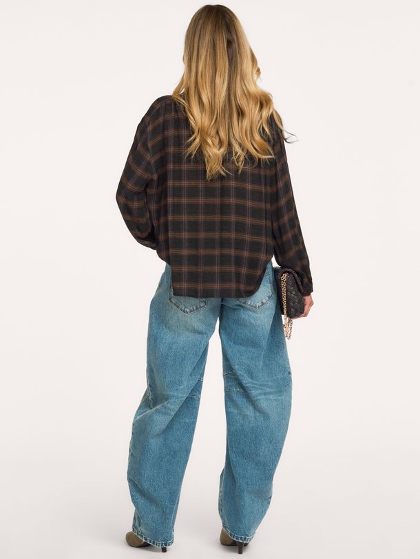 Ali Ali, katoenen geruite blouse