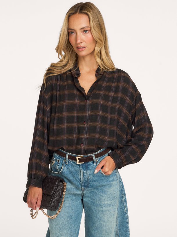 Ali Ali, katoenen geruite blouse
