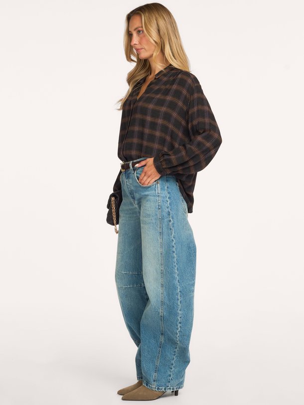 Ali Ali, katoenen geruite blouse