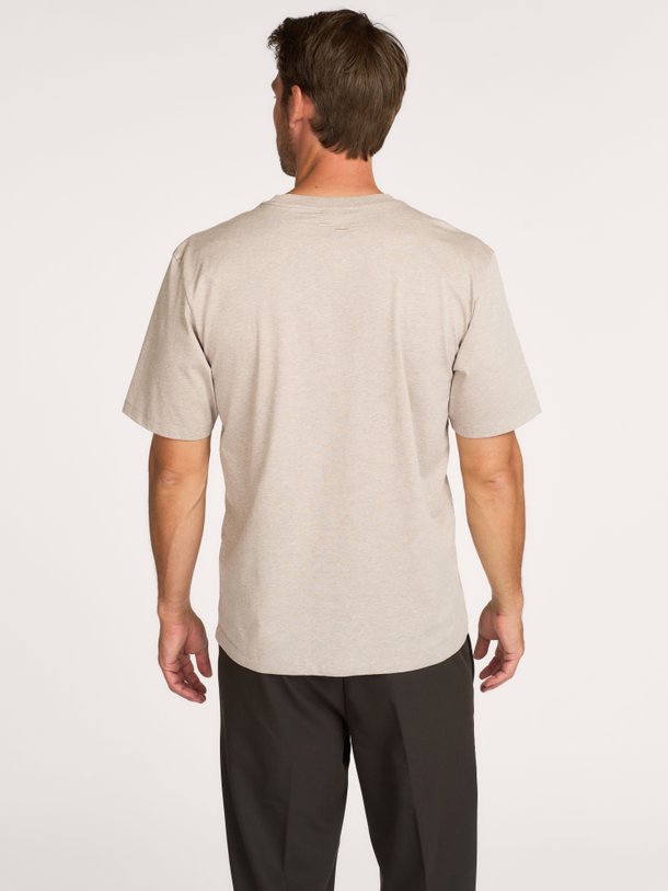 T-Shirt Embroidered Knot Melange Organic cotton T-shirt