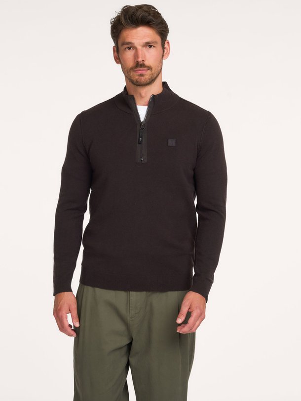 Clifden Halfzip Clifden, wolmix trui