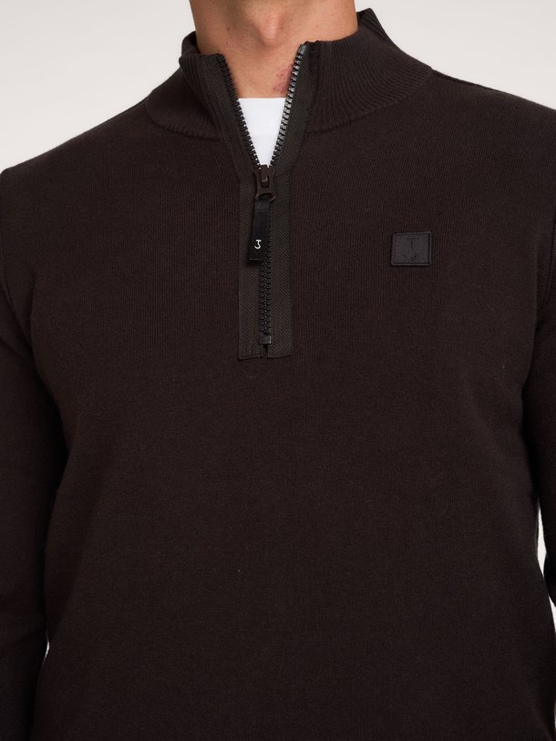 Clifden Halfzip Clifden, wolmix trui
